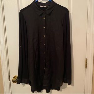 Calvin Klein linen and cotton button down women’s shirt